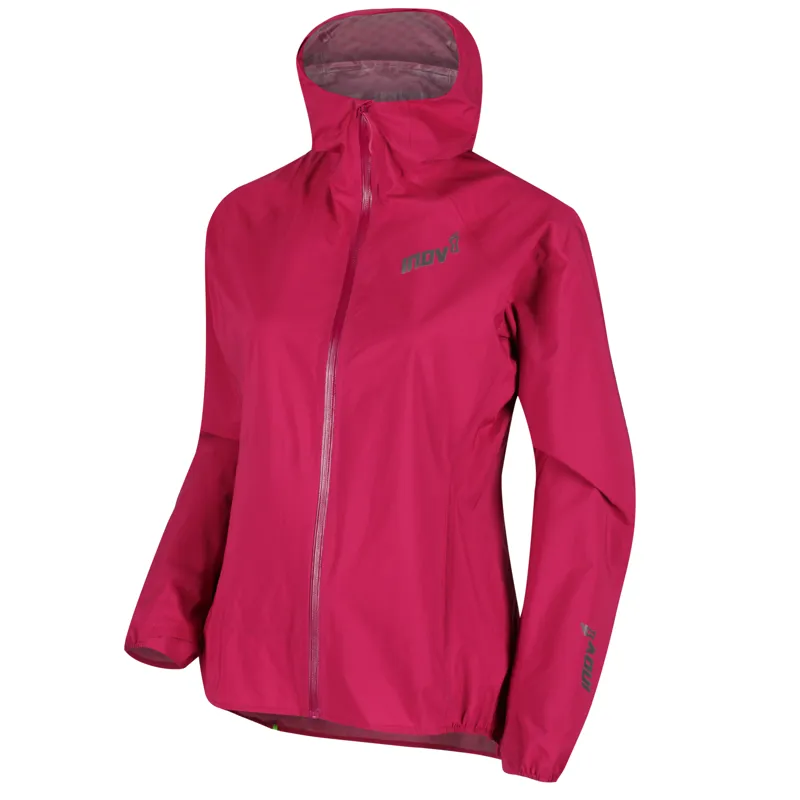 Inov8 Stormshell FZ Women's Waterproof Running Jacket in Pink-4
